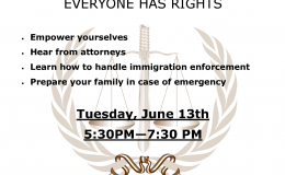 Know Your Rights & Family Preparedness Workshop 